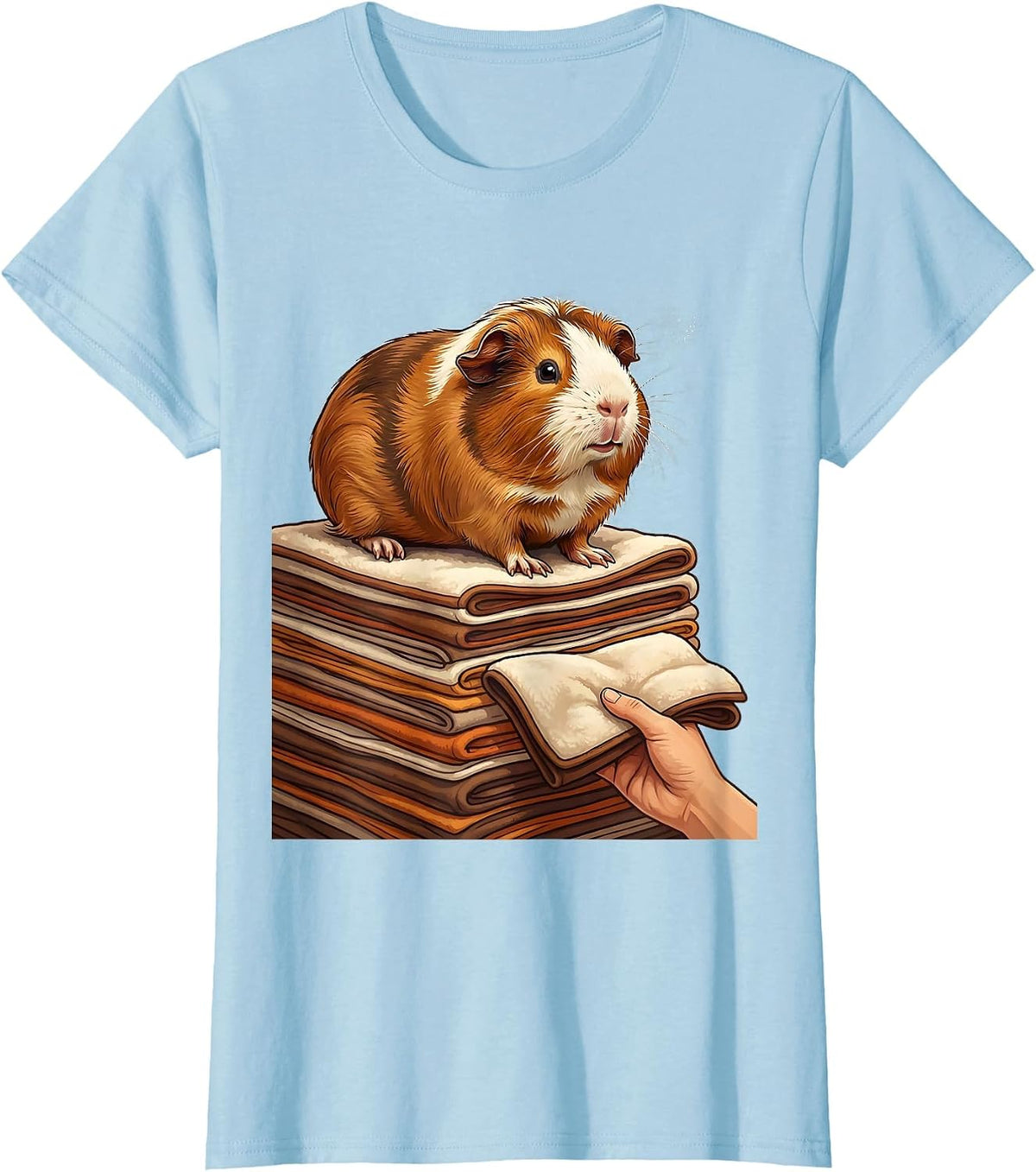 Guinea Pig Pet Lover Funny Cavy Owner Humor T-Shirt - Baby Blue