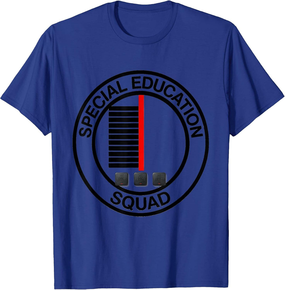 Men's Special Education Squad Retro SPED Teacher Team Pride T-Shirt - Royal Blue
