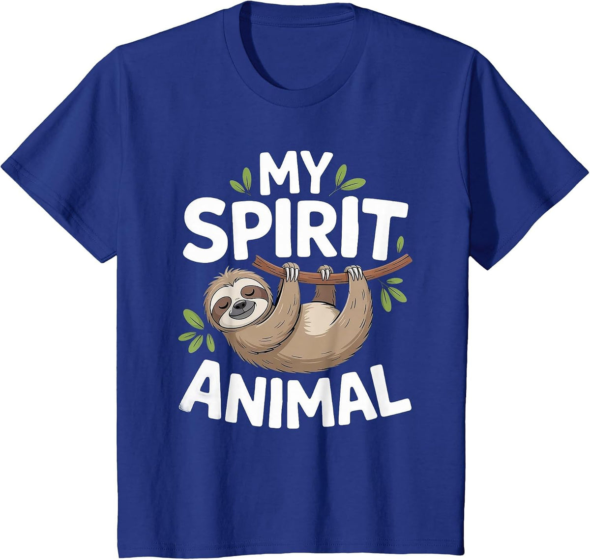My Spirit Animal Sloth Funny T-Shirt - Royal Blue