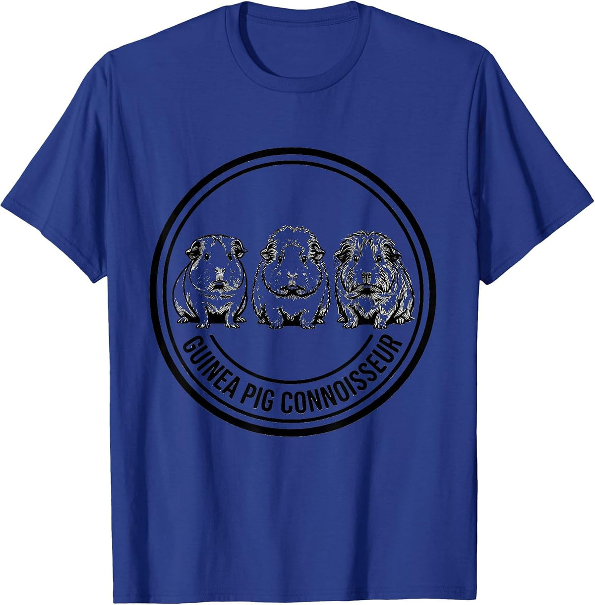 Guinea Pig Connoisseur Funny Cavy Lover Pet Owner T-Shirt - Royal Blue