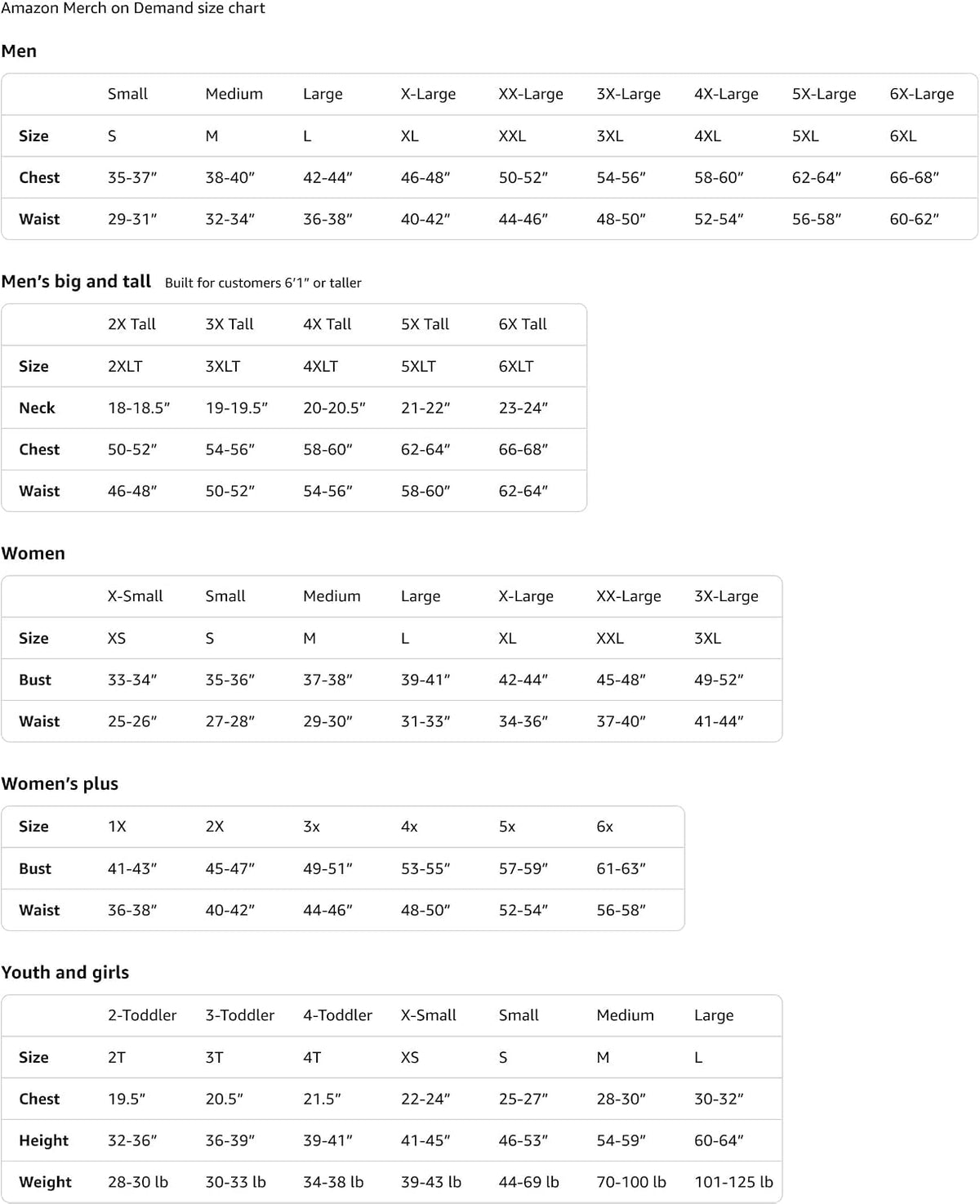 Gallop Through Life Freely Horse Design T-Shirt - size chart