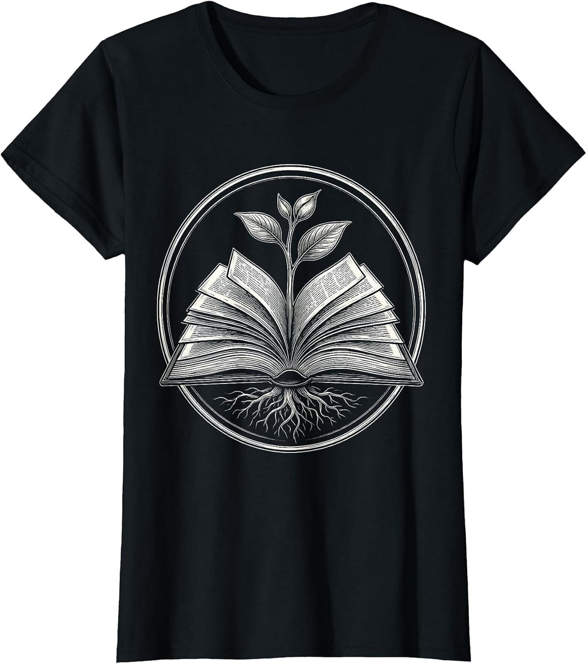 School Psychologist Seedling Textbook Graphic T-Shirt - Black