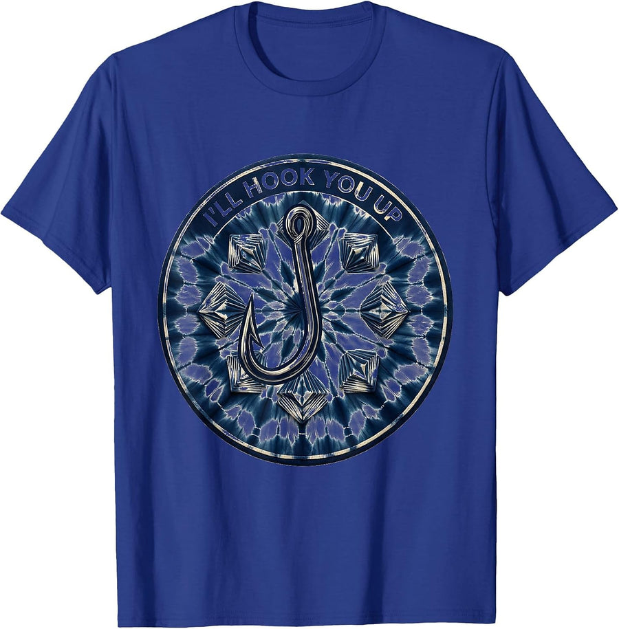 I Cant But I Know A Guy Hook You Up Design T-Shirt - Royal Blue