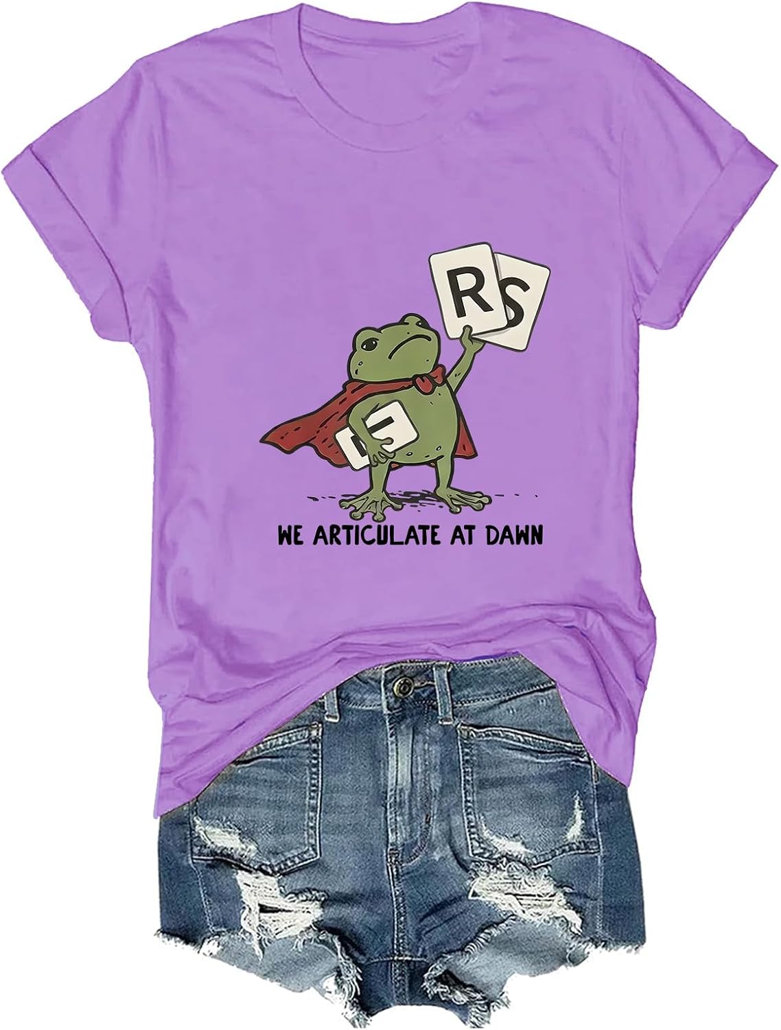 We Articulate At Dawn Shirt Speech Therapist SLP T-Shirt - Purple