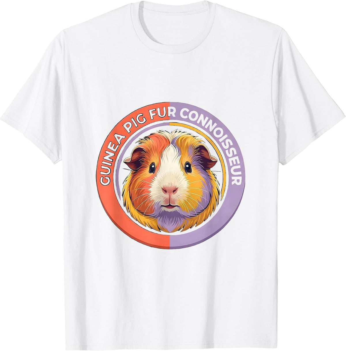 Men's Guinea Pig Fur Connoisseur Funny Cavy Lover Owner Gift T-Shirt - White