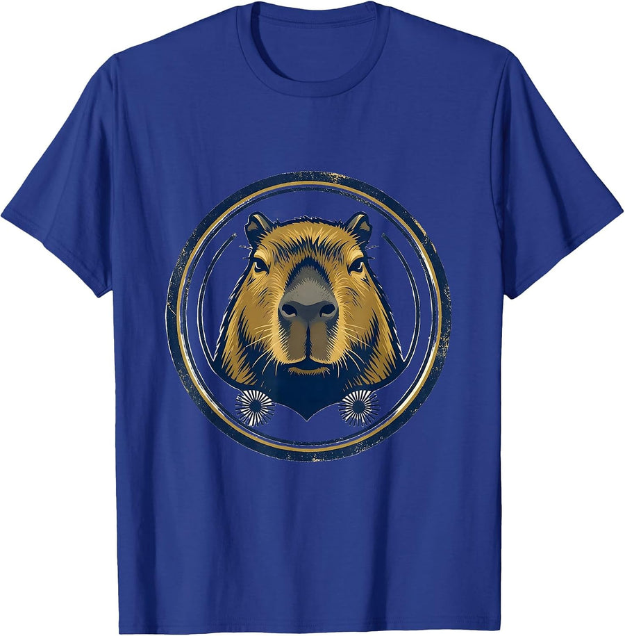 Capybara Kawaii Character Meme Cute Anime Fan T-Shirt - Royal Blue