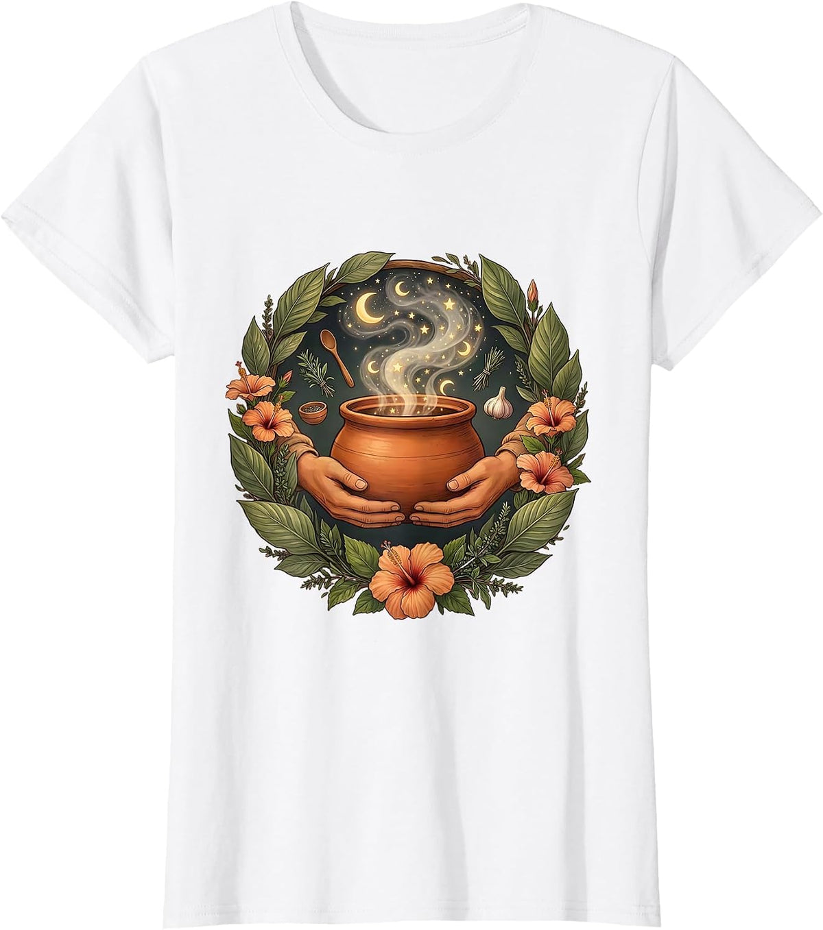 Women's Puerto Rican Abuela and Granddaughter Cooking T-Shirt - White