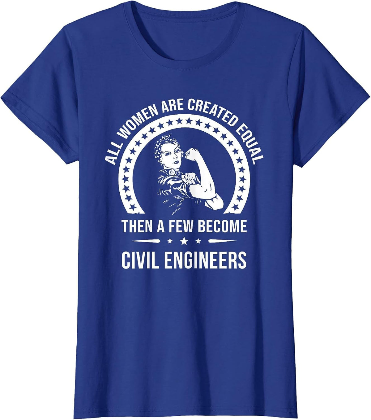 Civil Engineer Shirts for Women | Civil Engineer T-Shirt - Royal Blue