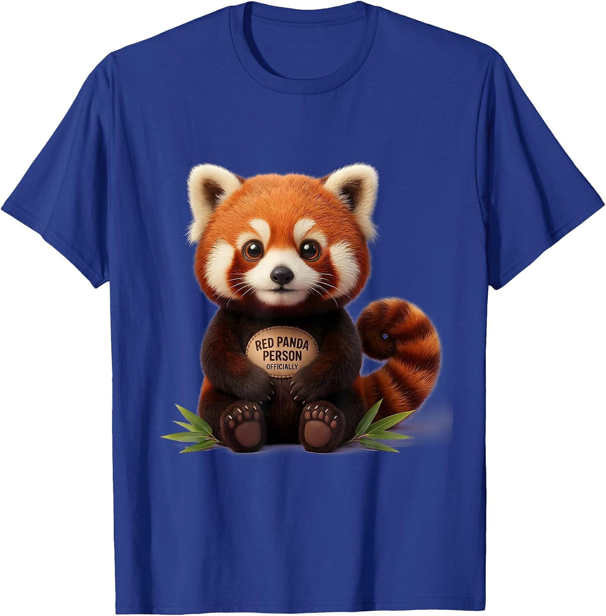 Red Panda Person, Officially Cute Kawaii Panda Lover Gift T-Shirt - Royal Blue