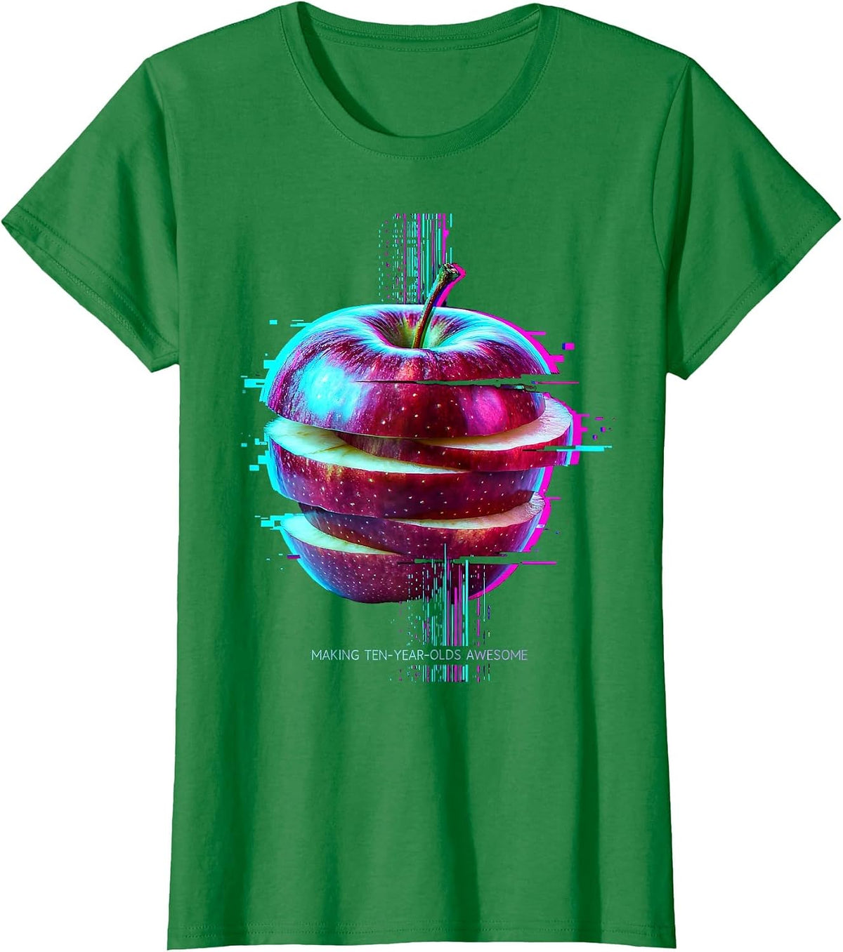 Women's Making Ten-Year-Olds Awesome 5th Grade Teacher T-Shirt - Kelly Green