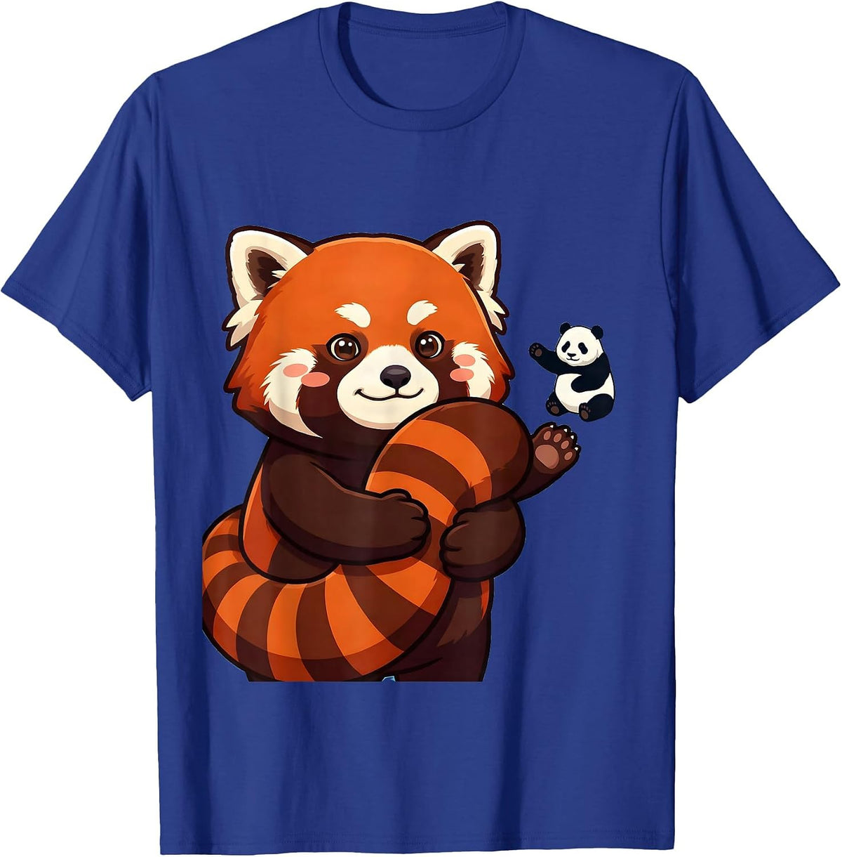 Red Panda Kawaii Cute Animal Lover Gift T-Shirt - Royal Blue