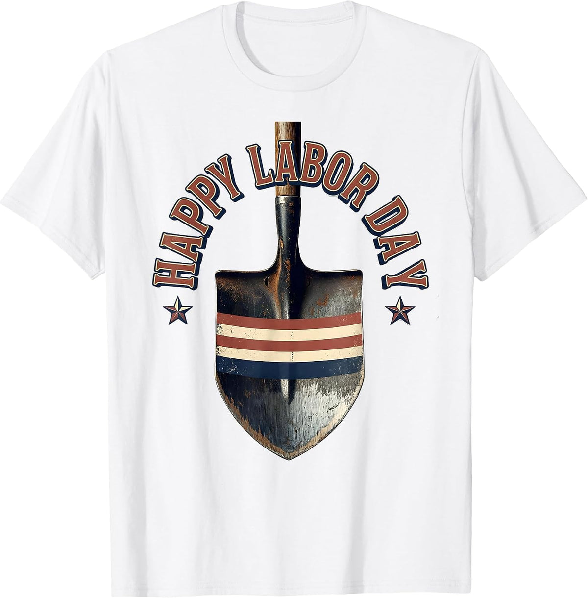 Men's Happy Labor Day Vintage Patriotic Union Worker Pride T-Shirt - White