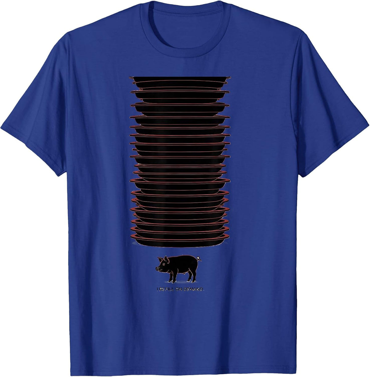 Men's I Refill On Demand Funny Guinea Pig Lover Humor T-Shirt - Royal Blue