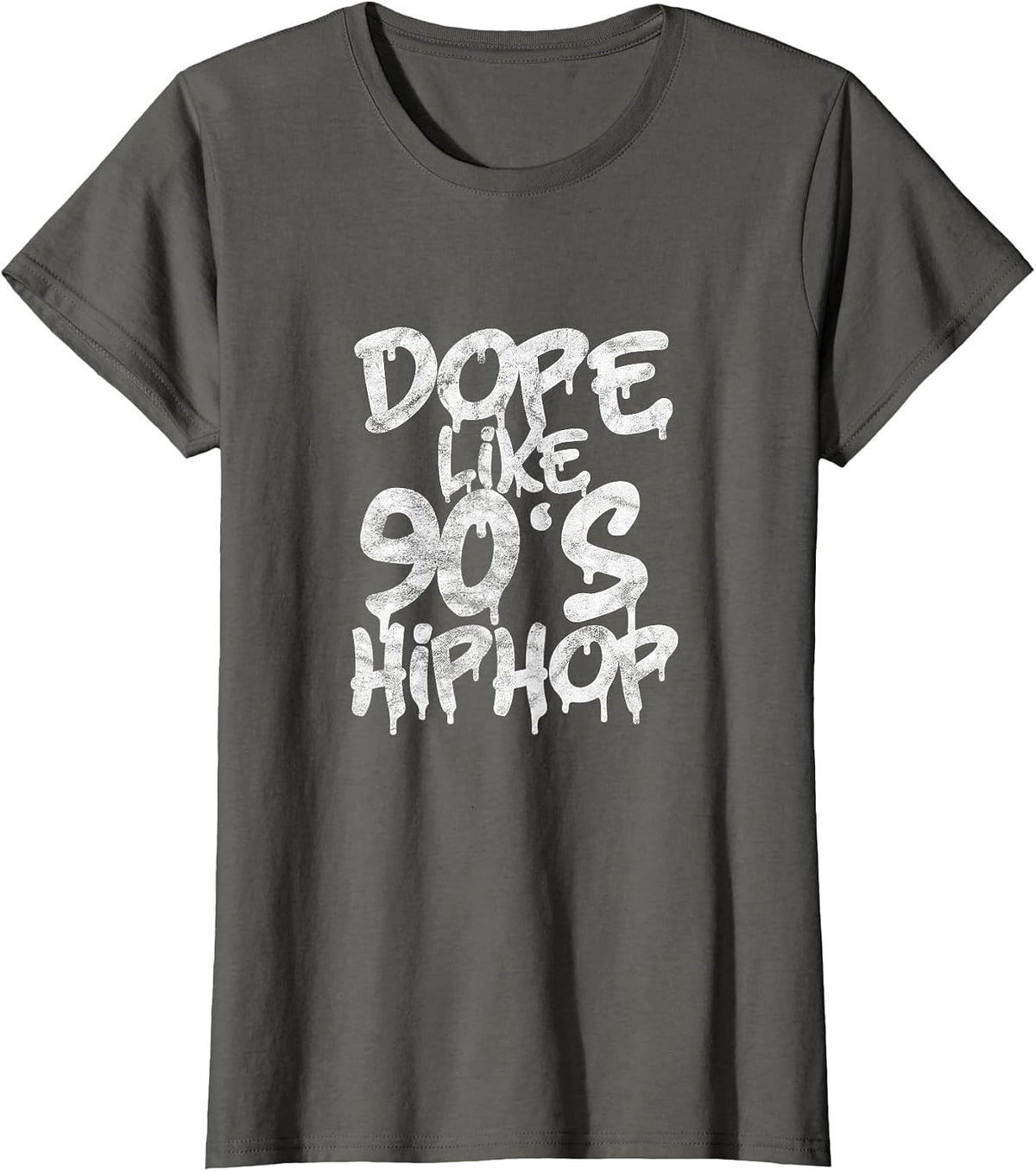 Dope Like 90's Hip Hop Rap Music 1990 Nineties 90's Grunge T-Shirt - Asphalt Grey