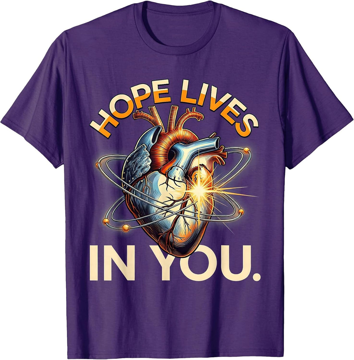 Hope Lives In You Suicide Prevention Awareness T-Shirt - Purple