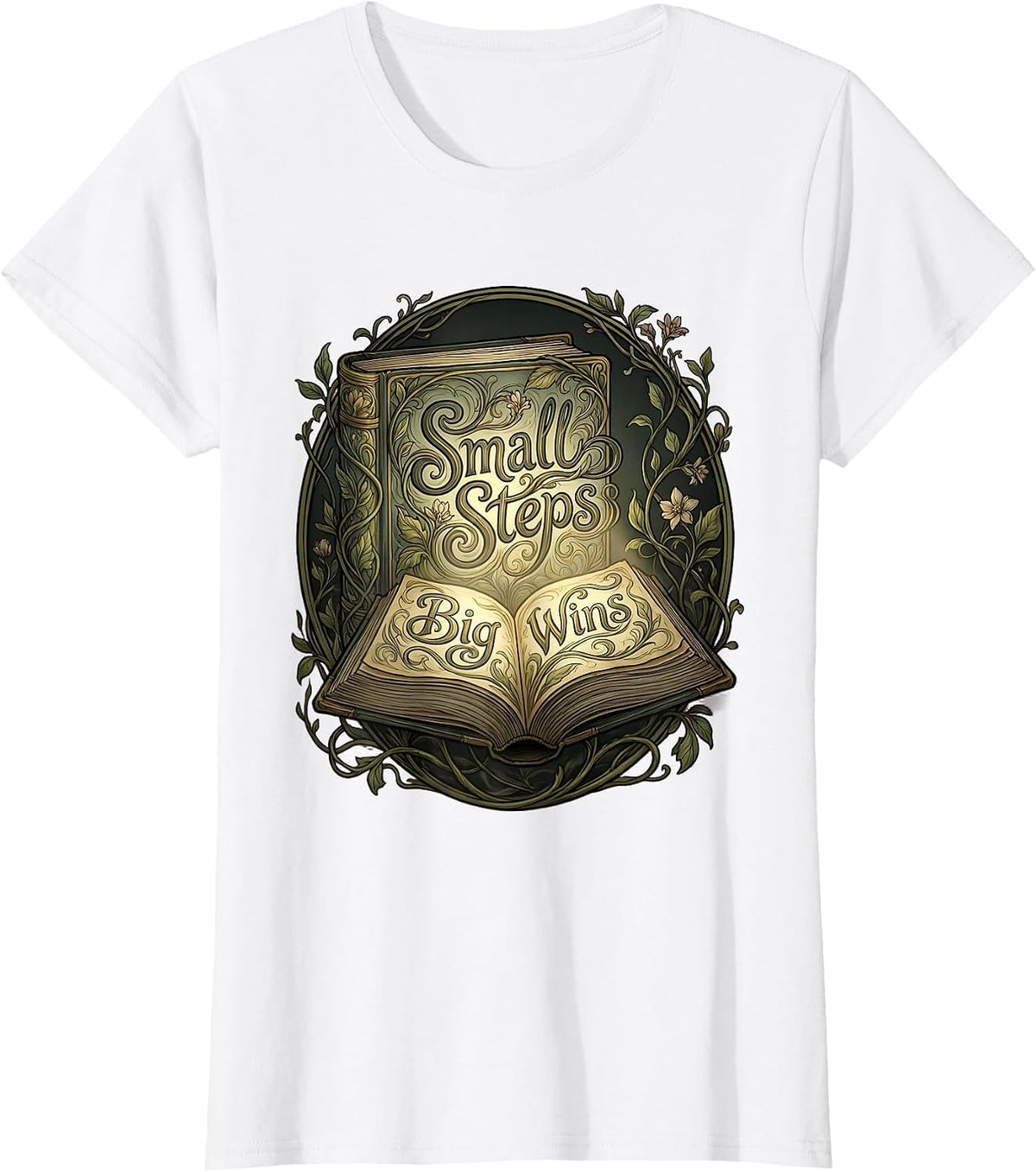 Small Steps Big Wins Special Education Design T-Shirt - White
