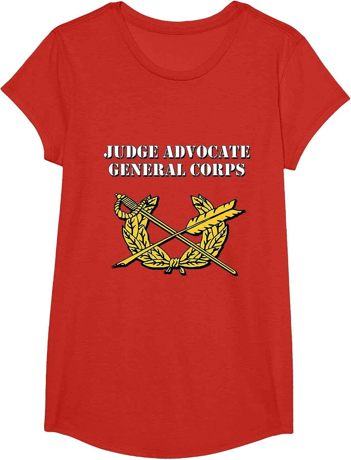 US Army Judge Advocate General Corps Shirt T-Shirt - Girls Red