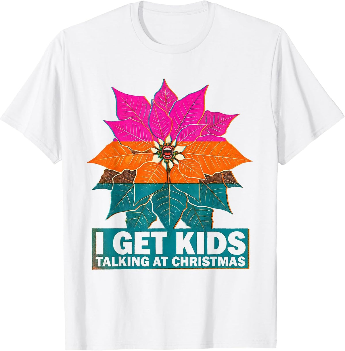 Men's I Get Kids Talking at Christmas Speech Therapist SLP T-Shirt - White