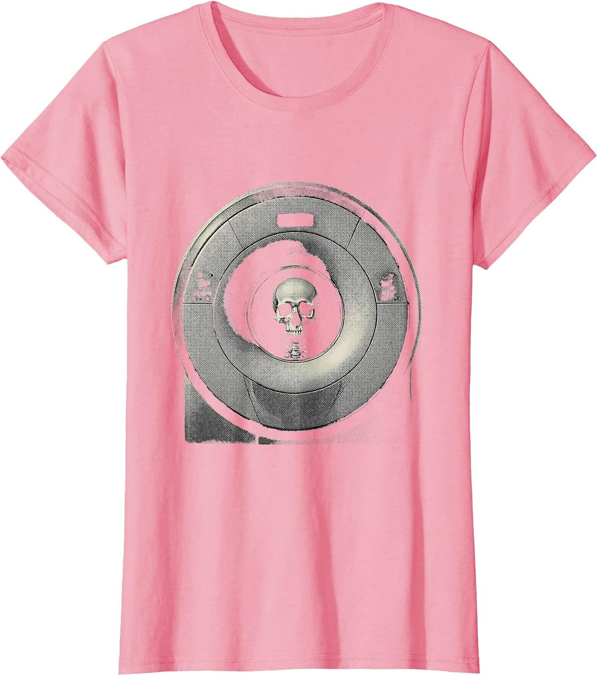 Women's MRI Head Coil Radiology Tech Humor Occupation Pride T-Shirt - Pink