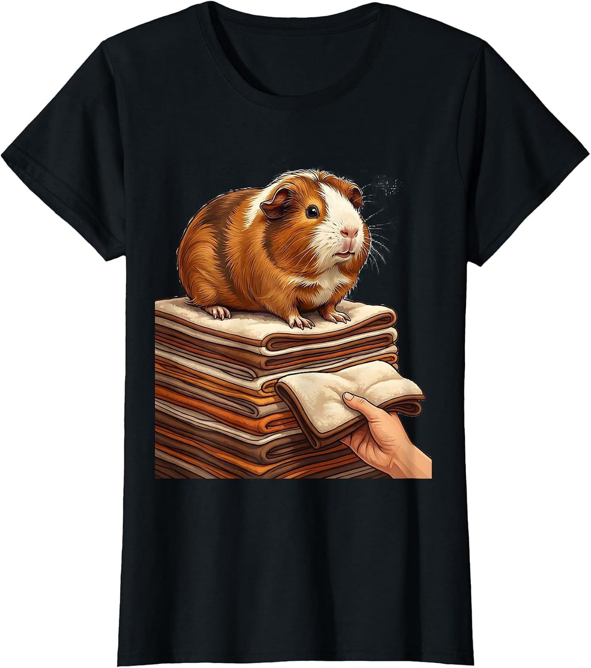 Guinea Pig Pet Lover Funny Cavy Owner Humor T-Shirt - Black