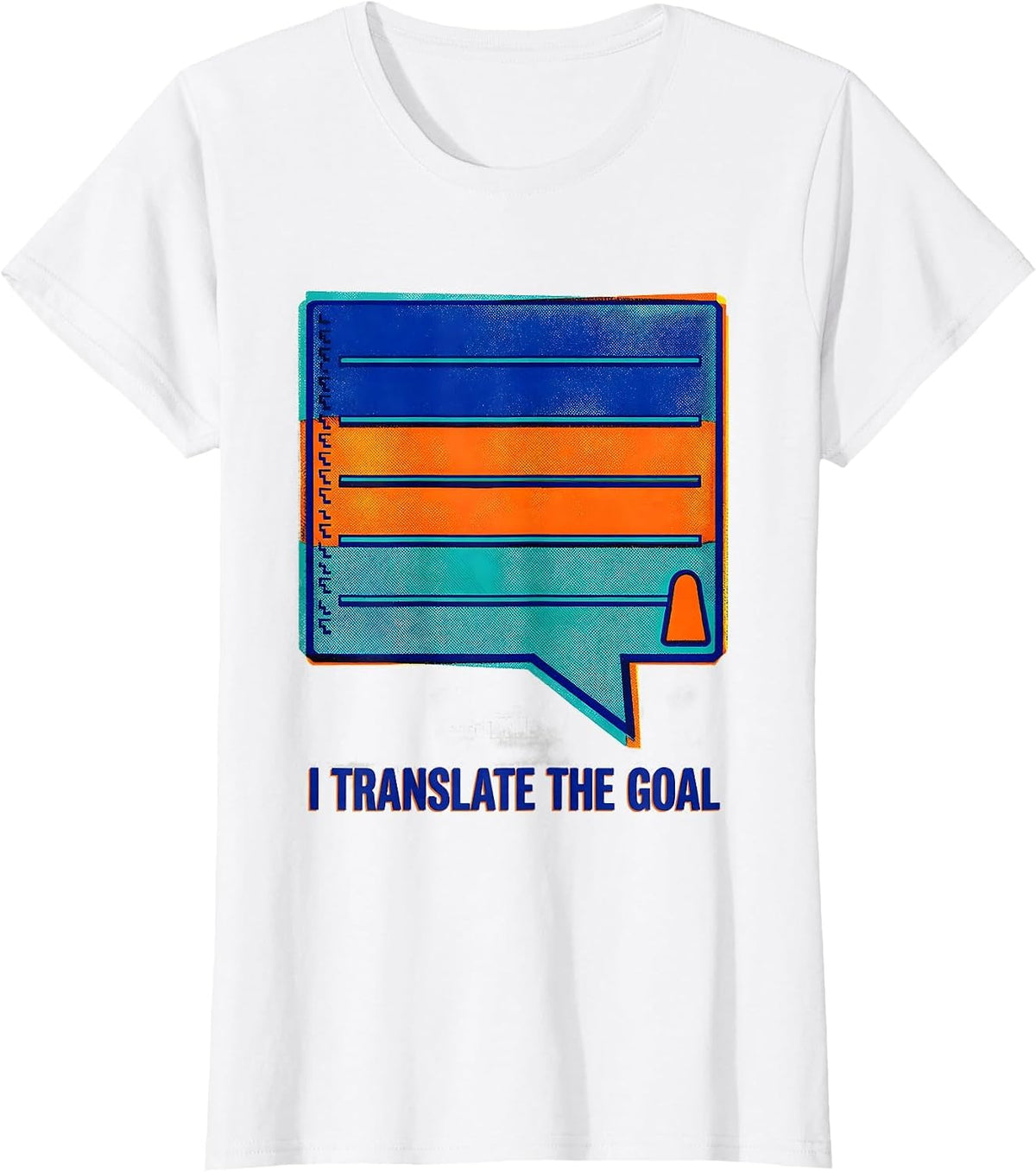 Women's I Translate The Goal Special Education Teacher SPED Team T-Shirt - White