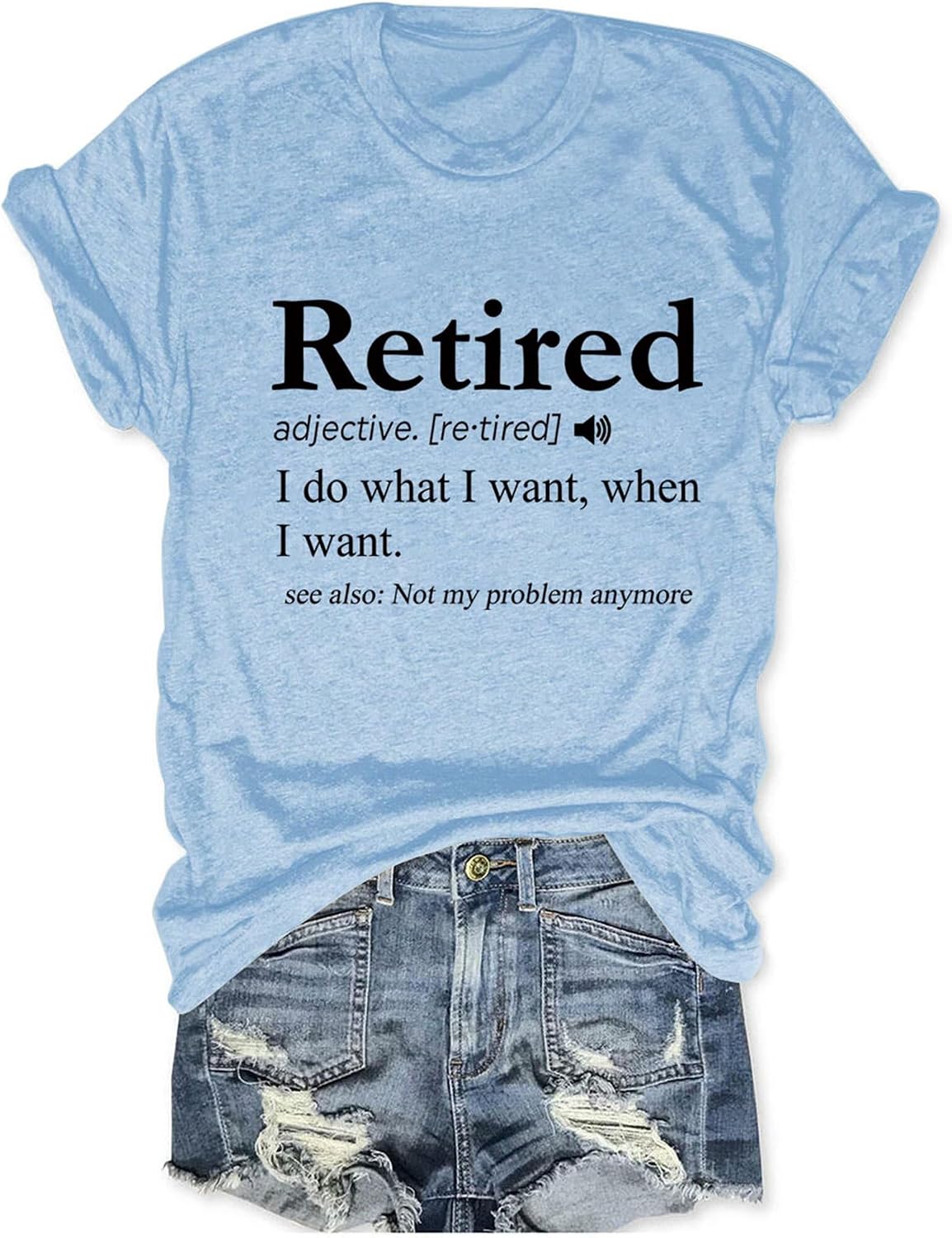 Grandma Shirt for Women My Nickname is Nana Tshirt Grandma Life Graphic Top - 03-light Blue