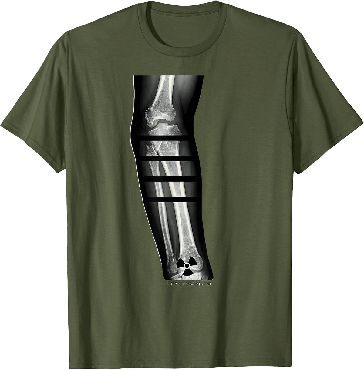 I Keep The Scan Routine Radiology Tech X-Ray Humor T-Shirt - Olive Green