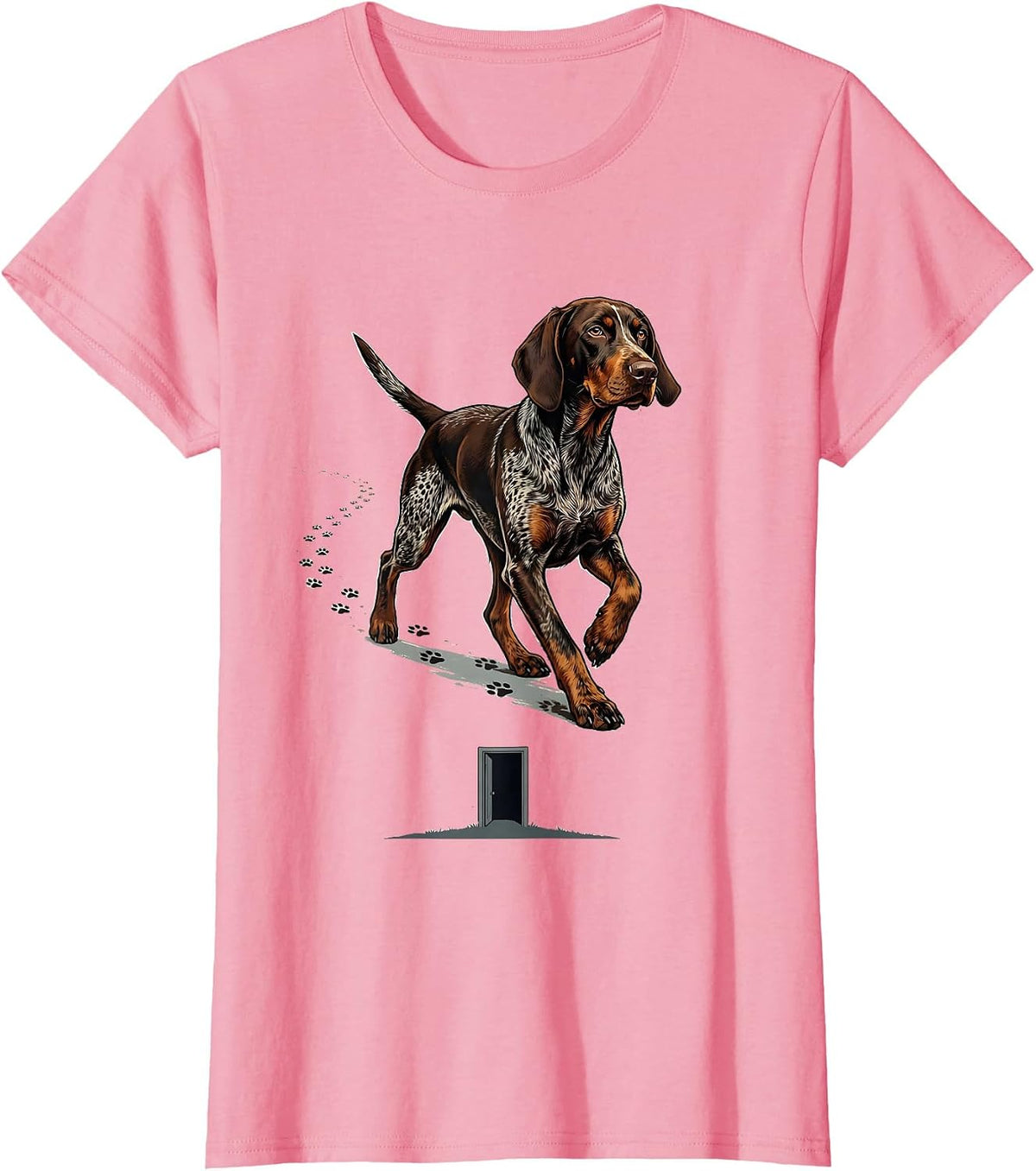 Women's German Shorthaired Pointer Hunting Dog Owner Pride T-Shirt - Pink