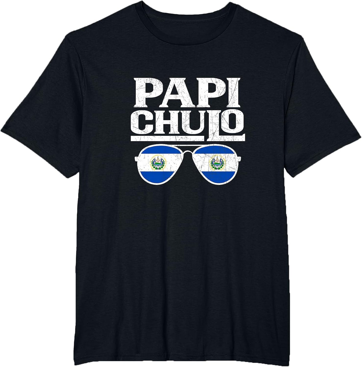 PAPI CHULO. Pretty Salvadoran T-Shirt - Black