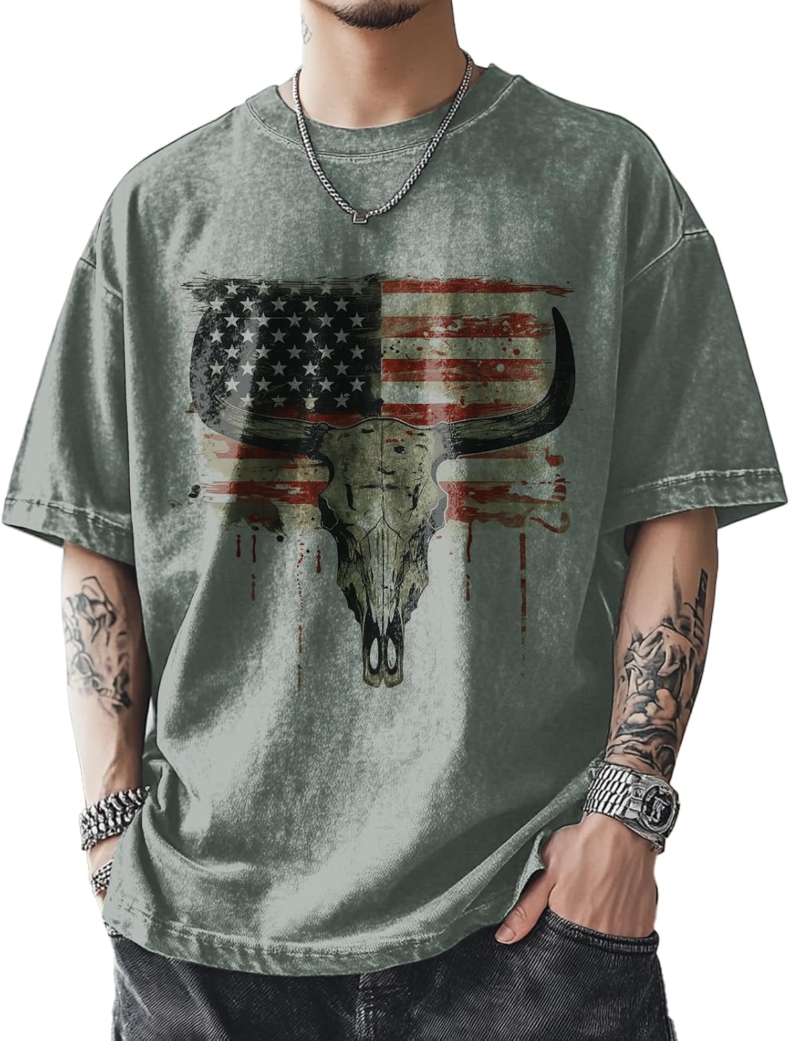 domirica Mens Graphic T-Shirts 90s Rock Summer Big and Tall Workout Breathable Quick Dry Short Sleeve 100% Cotton Tee Shirts