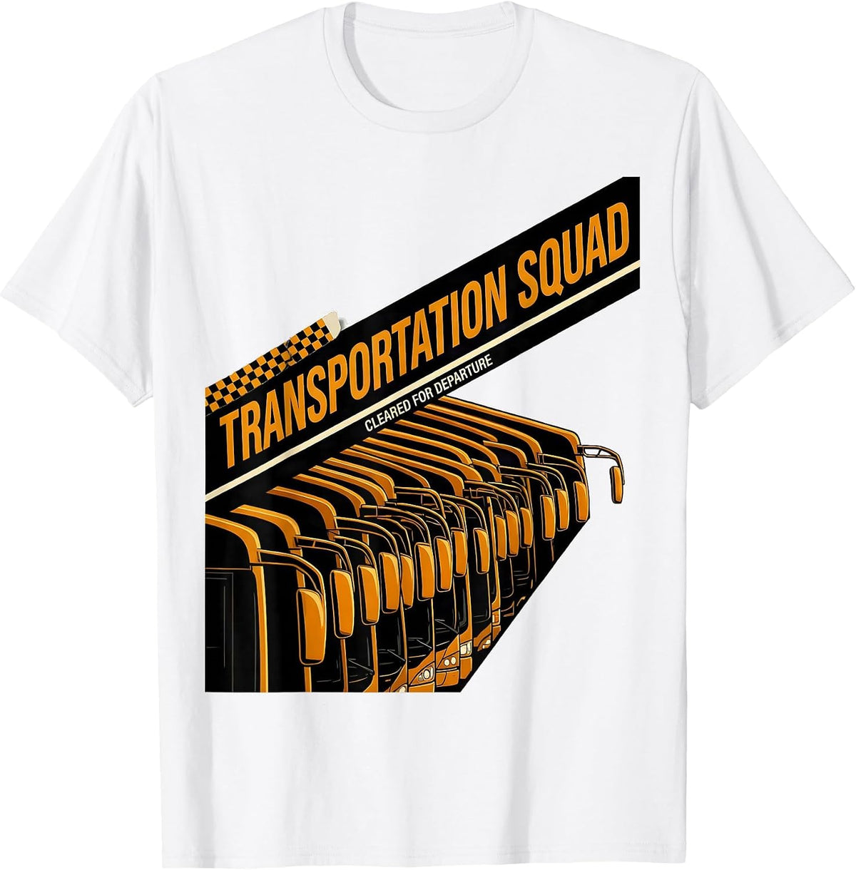 Men's Transportation Squad Cleared For Departure Racing Livery T-Shirt - White