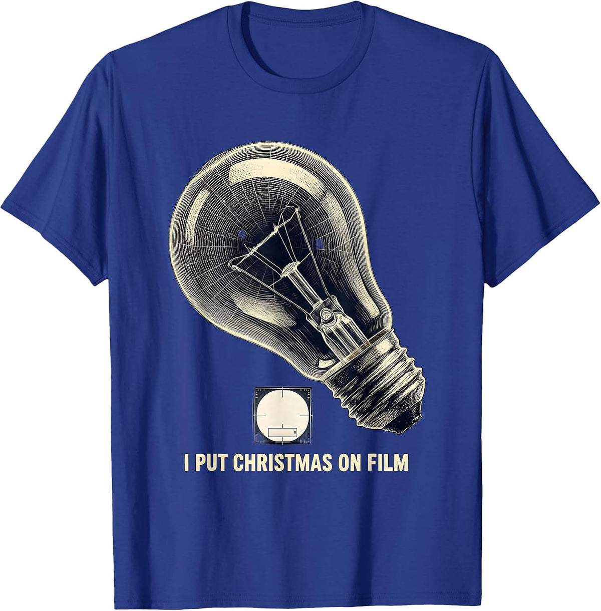 Men's I Put Christmas On Film Radiology Tech X-Ray Tech Humor T-Shirt - Royal Blue