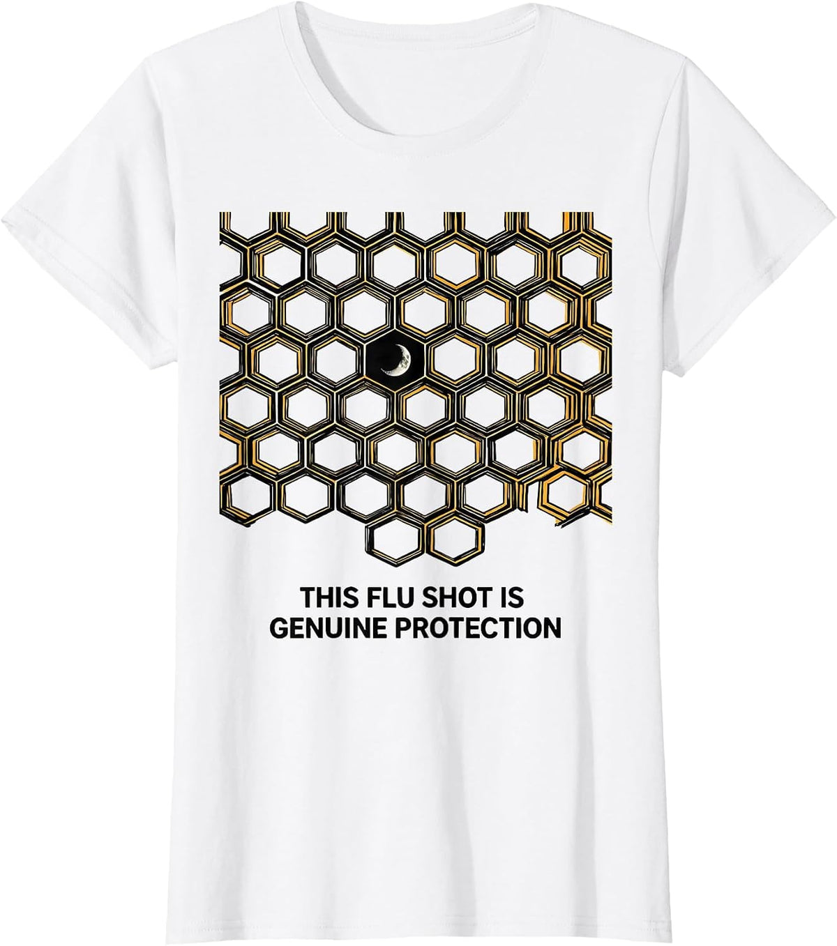 This Flu Shot Is Genuine Protection Funny Nurse Doctor T-Shirt - White