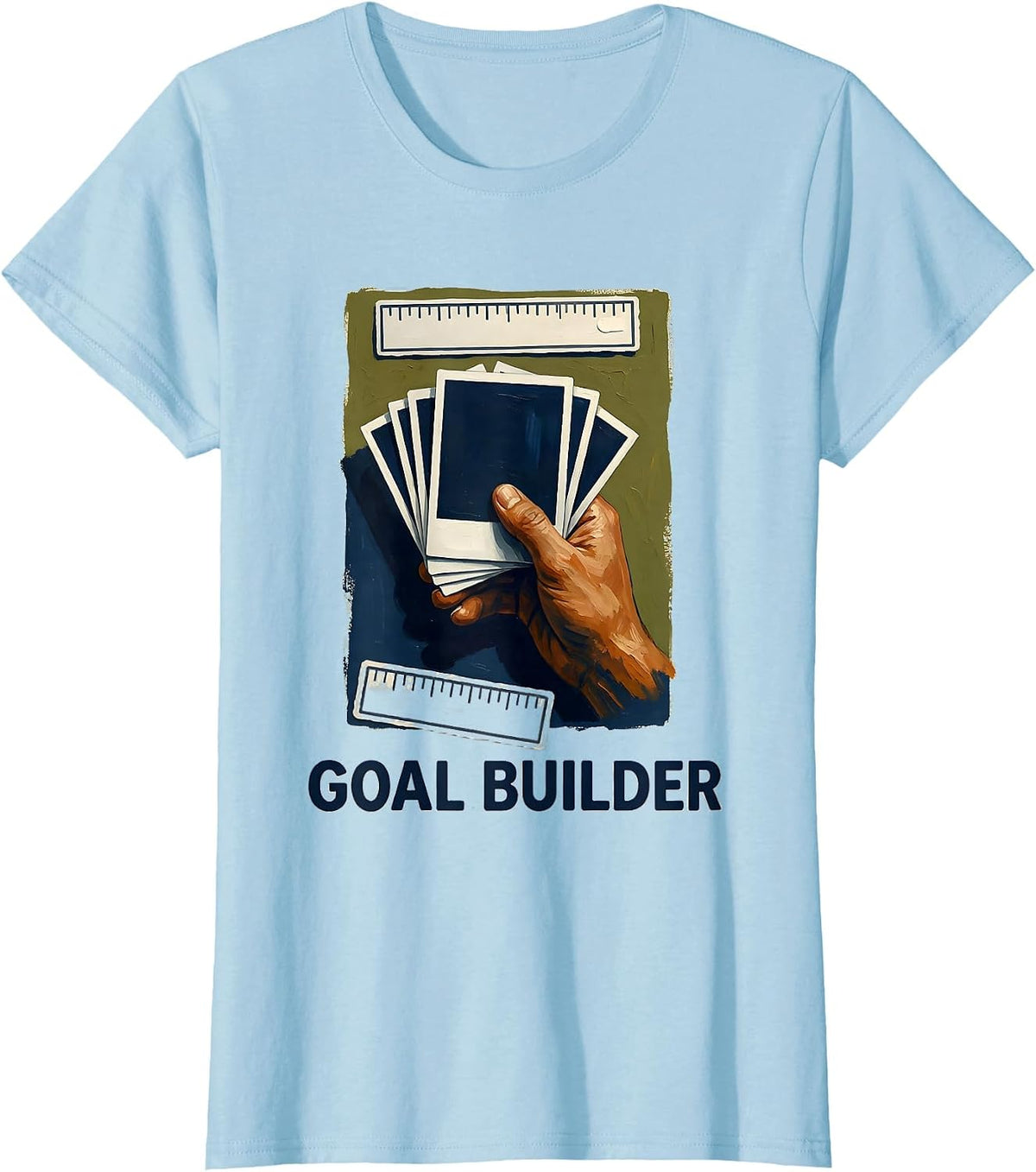 Goal Builder Special Education Teacher Squad Appreciation T-Shirt - Baby Blue