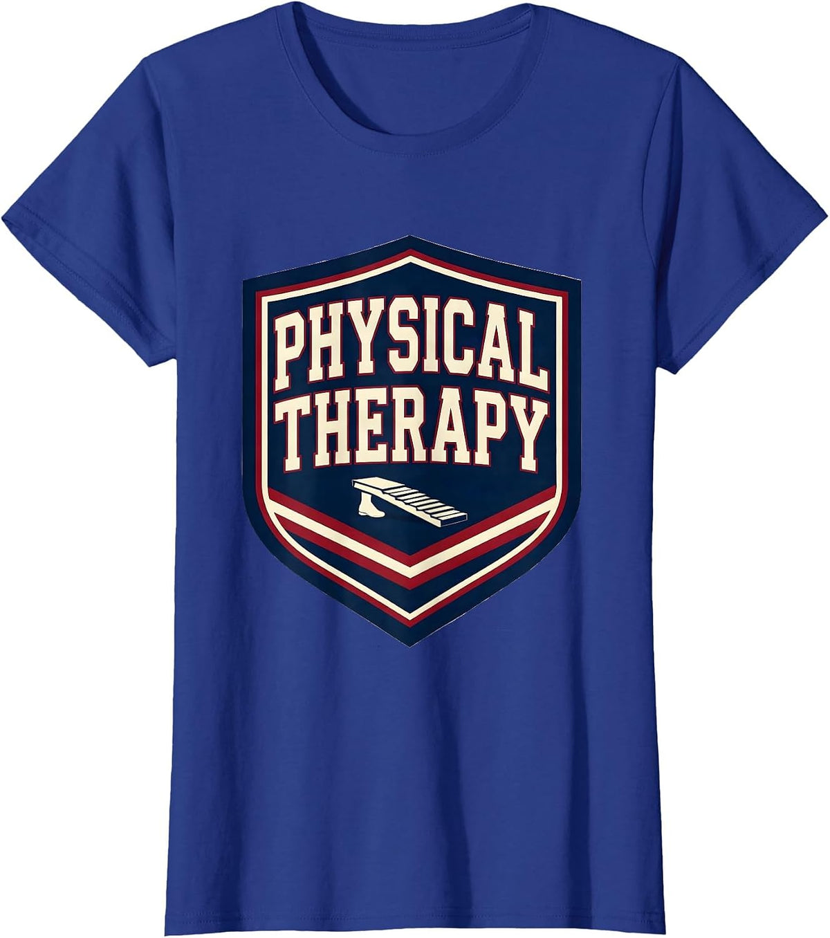 Women's Physical Therapy Sports Occupational Therapist OT Month Gift T-Shirt - Royal Blue