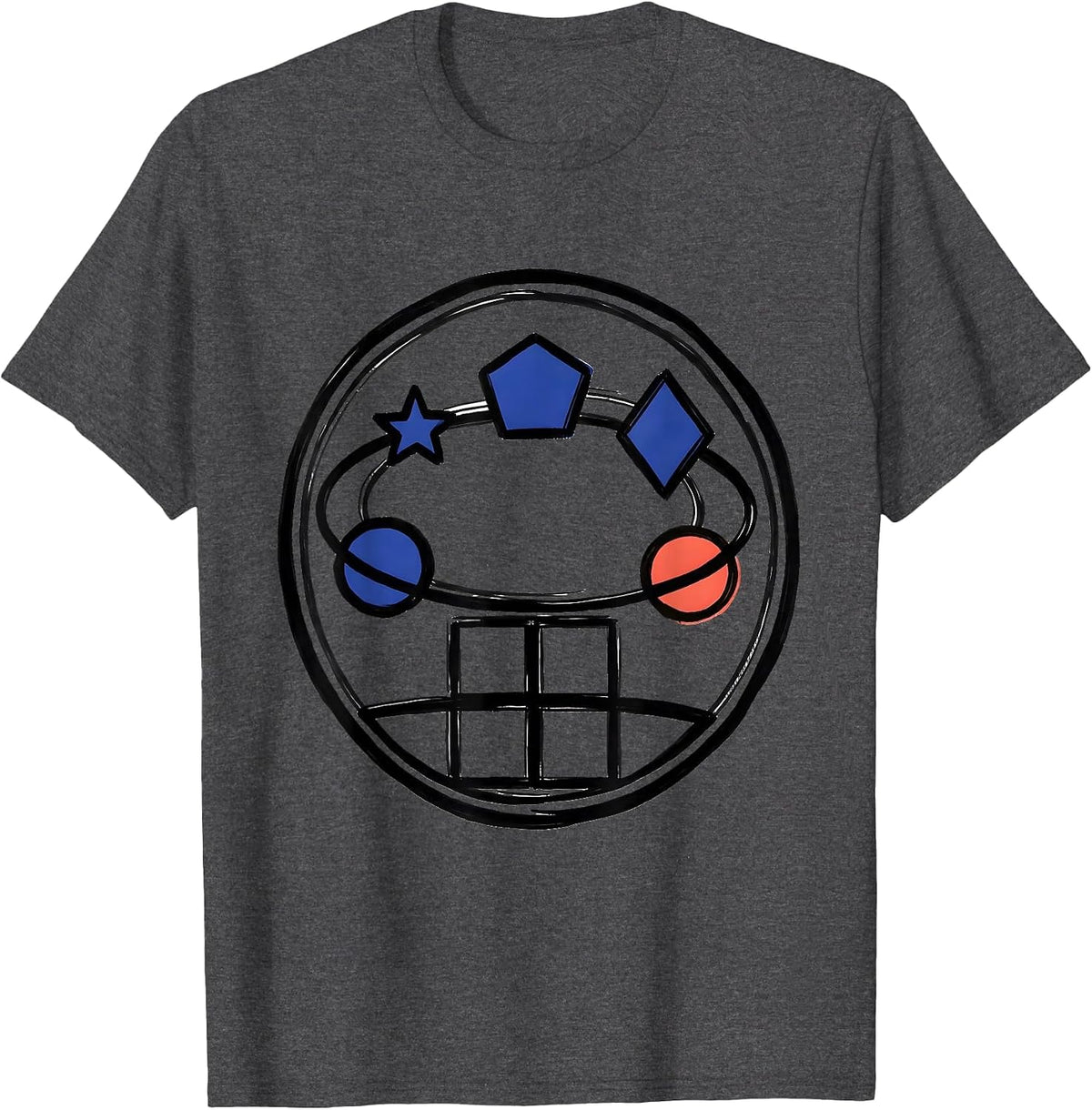 Men's Orbiting Bodies Inclusion Special Education Teacher T-Shirt - Dark Heather Grey