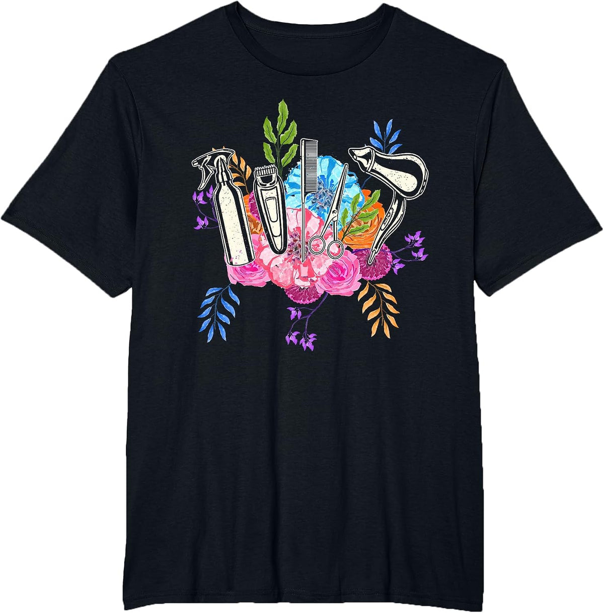 Hair Lover Hairdresser Hairstylist T-Shirt - Black