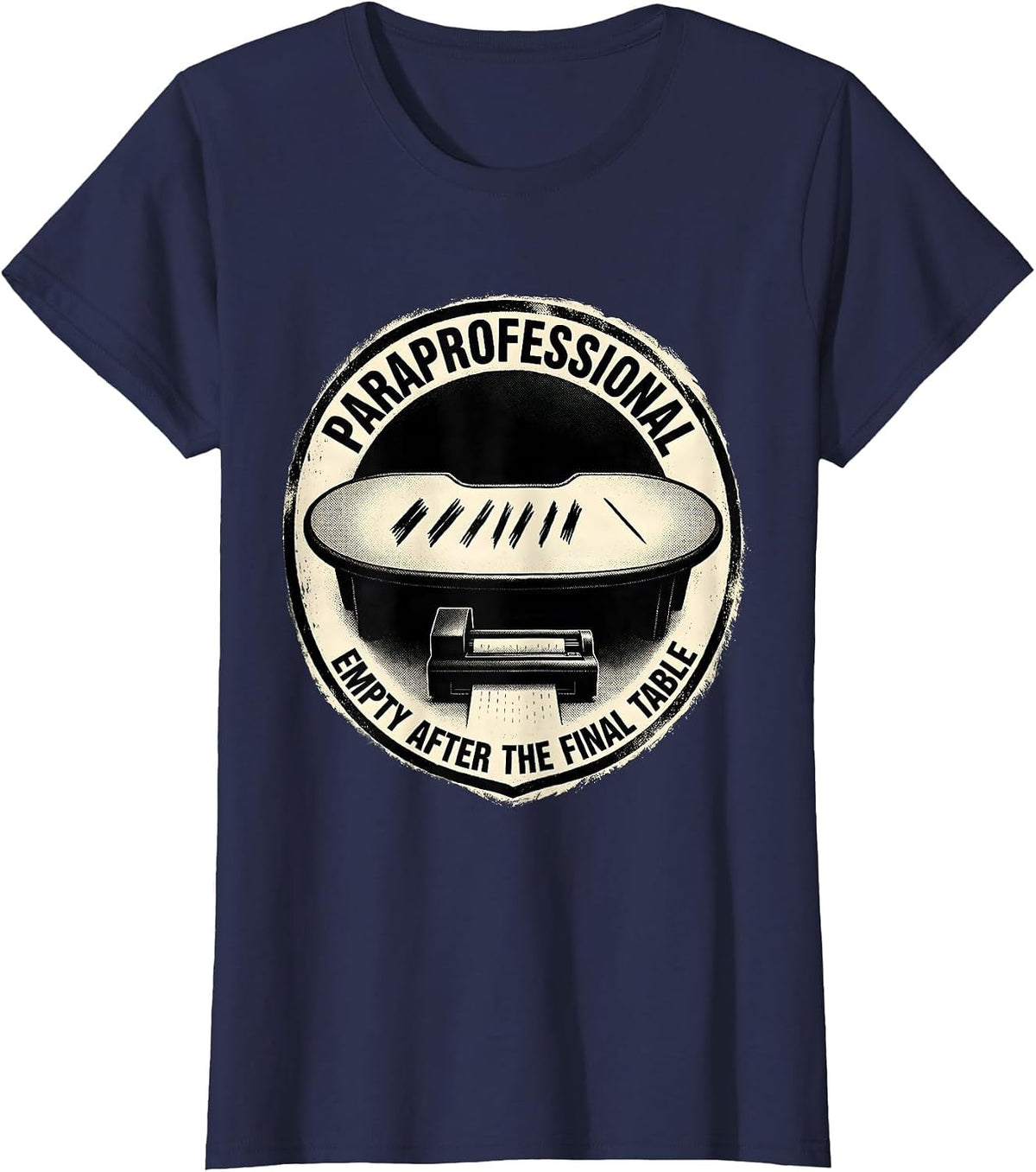 Women's PARAPROFESSIONAL / EMPTY AFTER THE FINAL TABLE Appreciated T-Shirt - Navy Blue