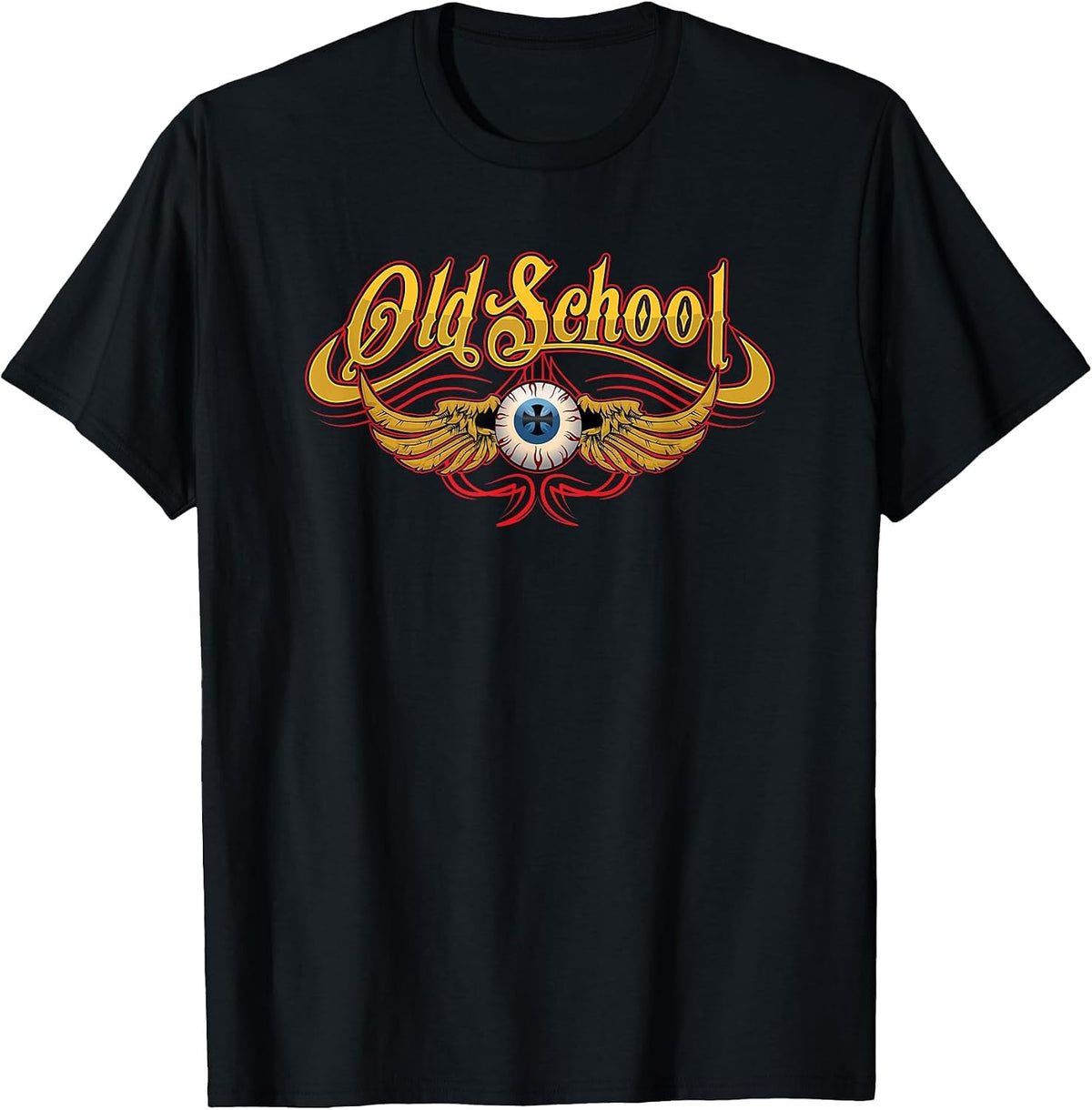 Vintage Old School Rat Rod Muscle car T-Shirt T-Shirt - Black