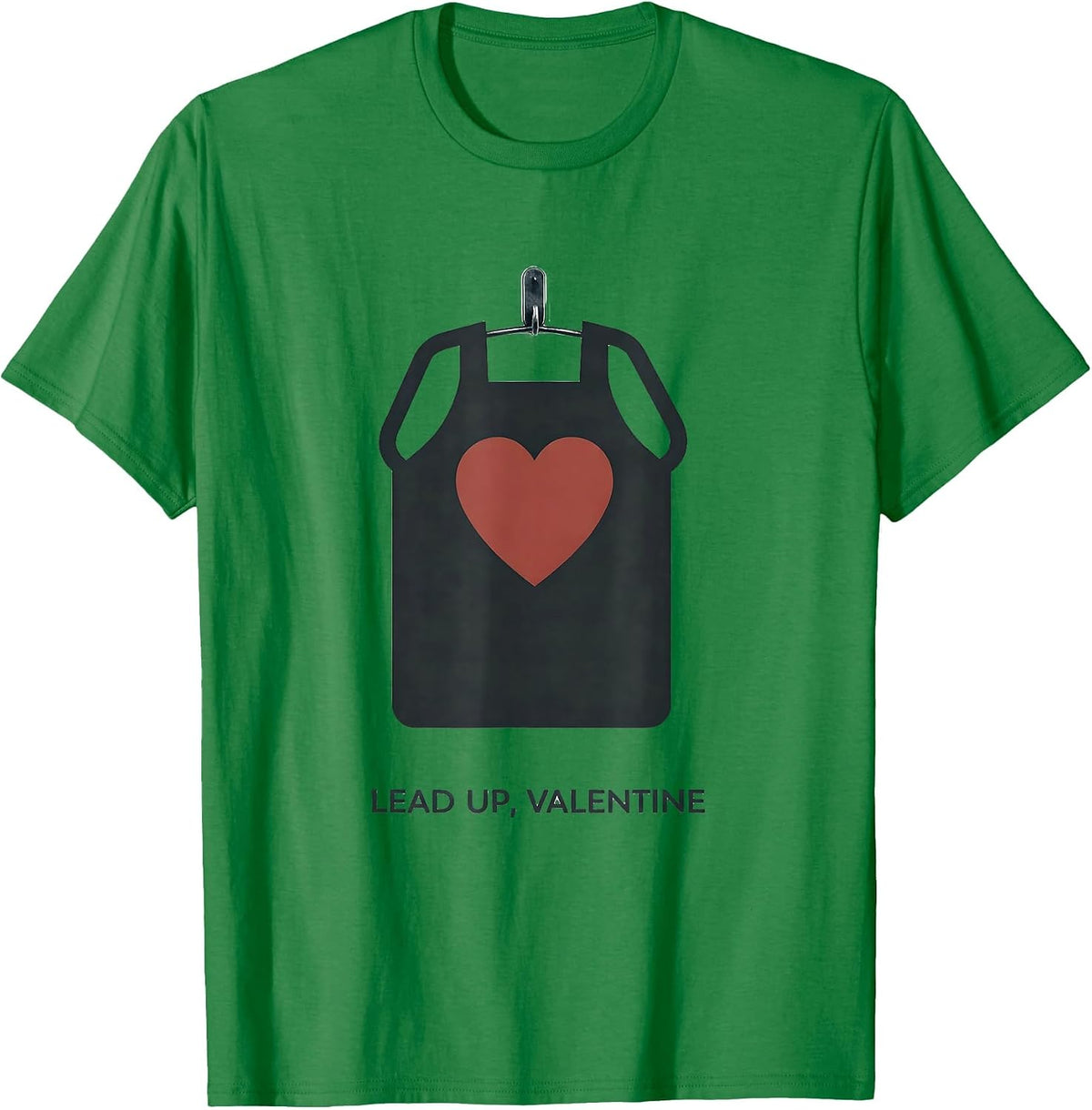 Men's Lead Up Valentine Funny Radiology Tech Skeleton Humor Gift T-Shirt - Kelly Green