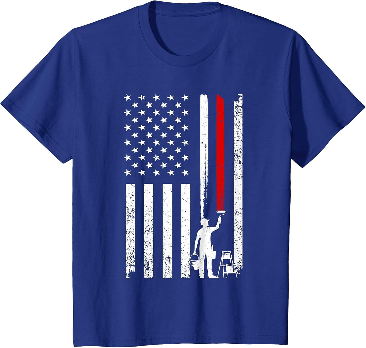 Cool Painter Art for Men Women Painting Job House Painter T-Shirt - Royal Blue