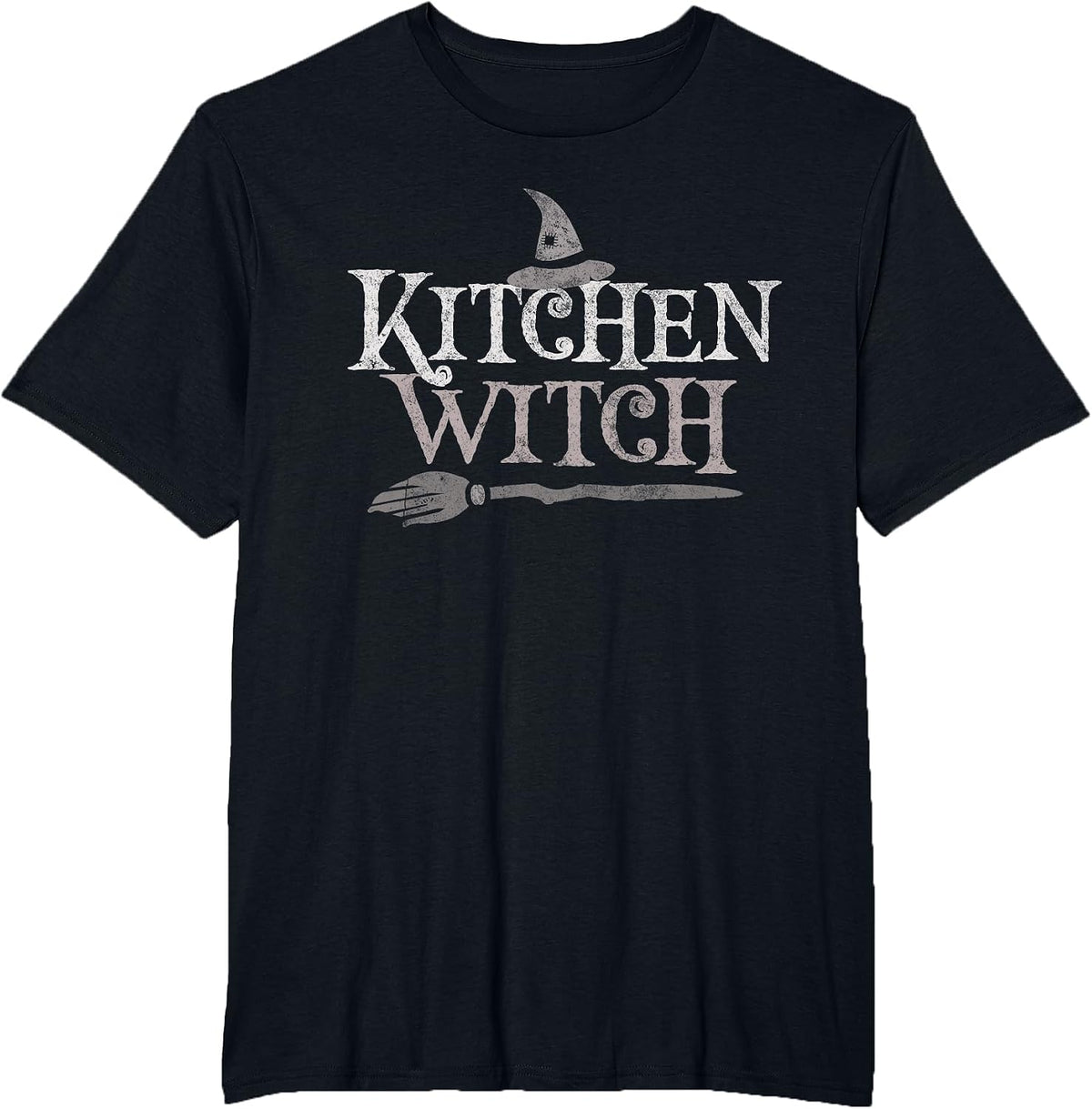 Funny Kitchen Witch Costume Chef Crew Cook Squad Cooking T-Shirt - Black