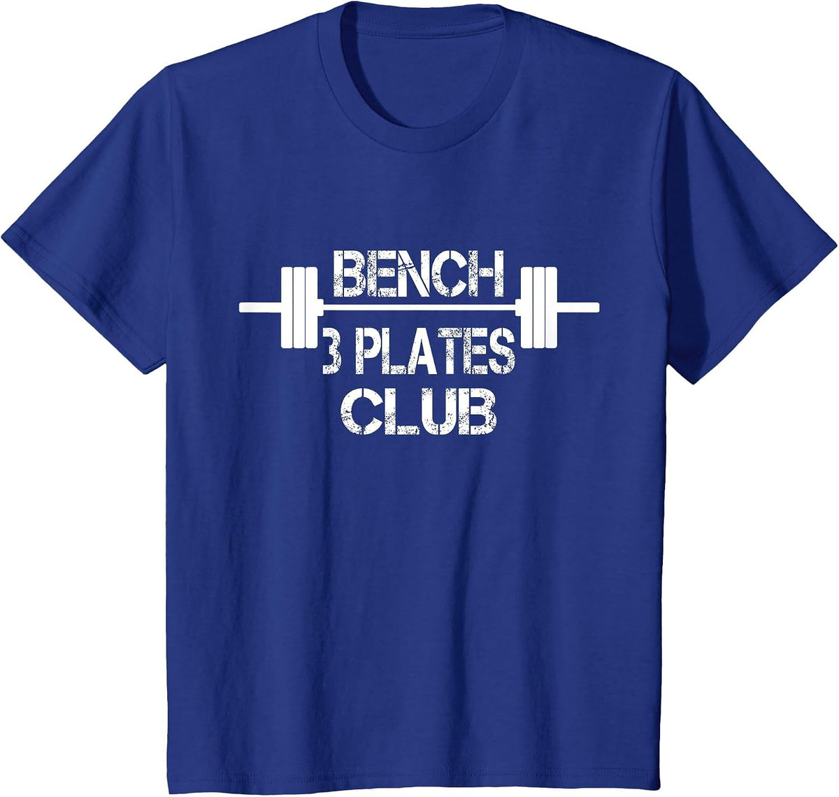Bench 3 Plates Club T-Shirt - Royal Blue