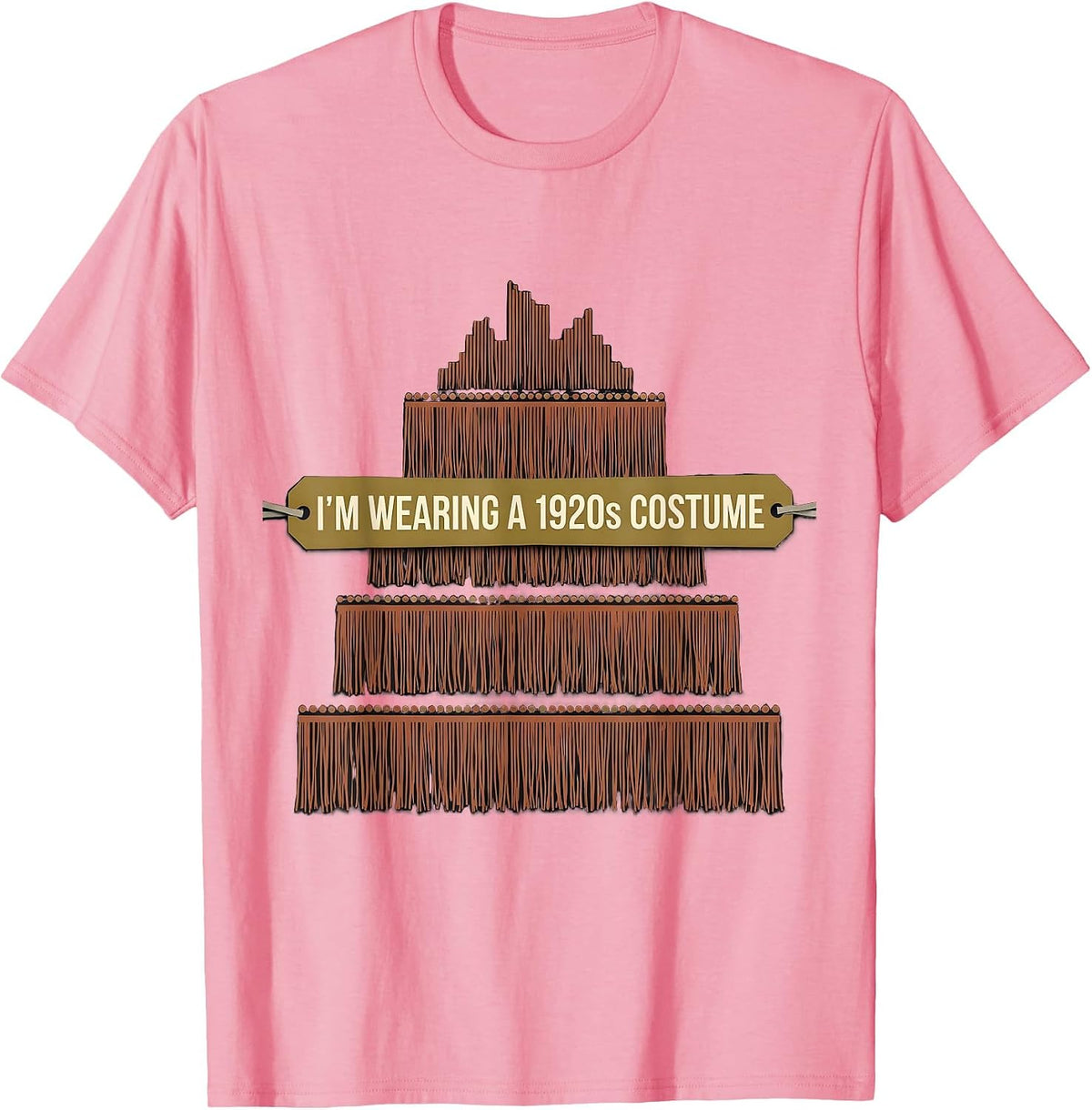 Men's I'm Wearing A 1920s Costume Vintage Roaring Twenties Party T-Shirt - Pink