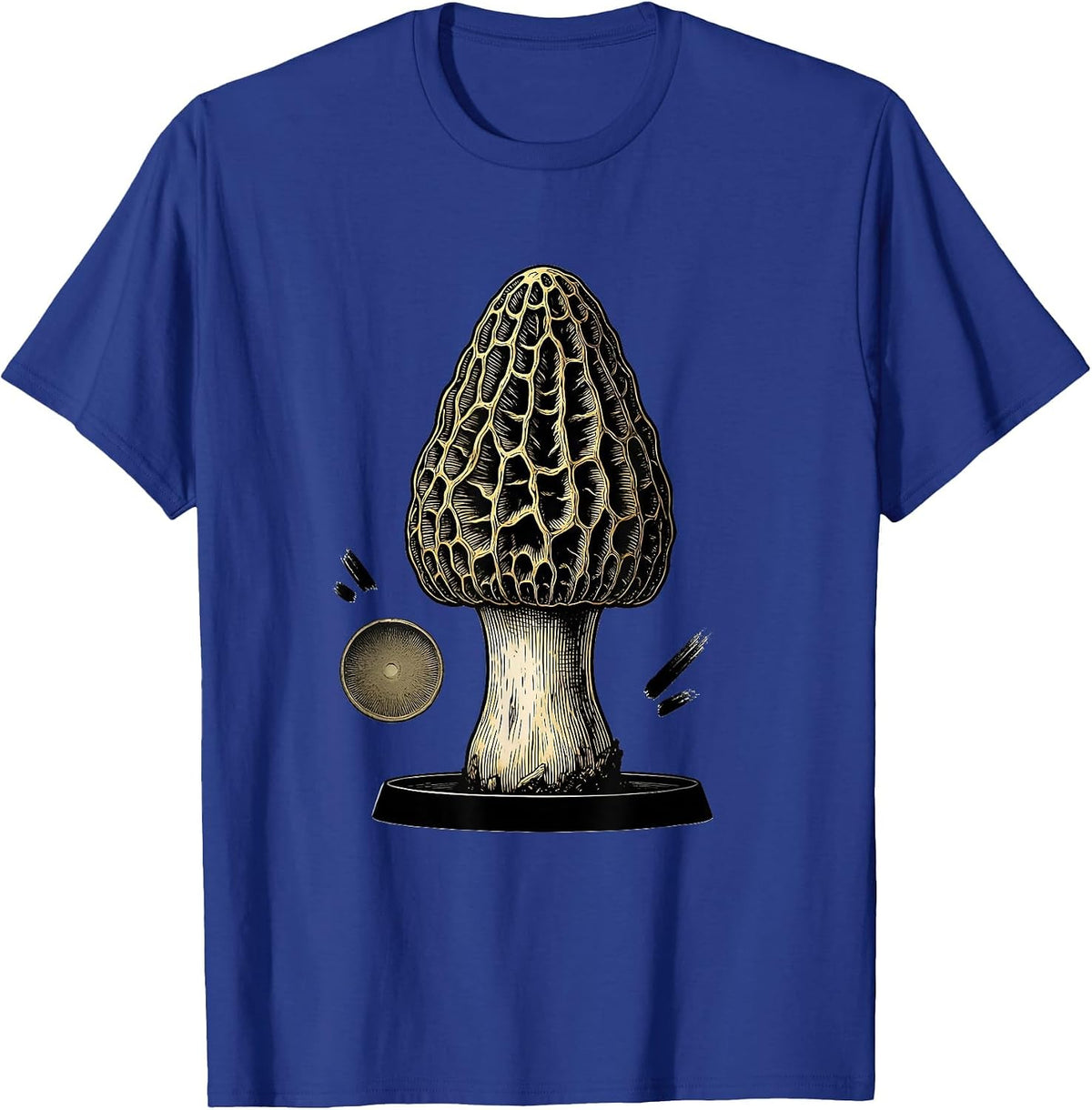 Morel Forager Funny Mushroom Lover Gift Humor T-Shirt - Royal Blue