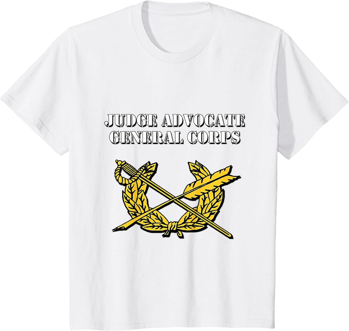 US Army Judge Advocate General Corps Shirt T-Shirt - White