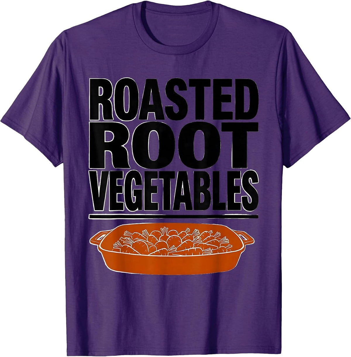 Men's Roasted Root Vegetables Bootleg 90's Rap Rock Vintage Funny T-Shirt - Purple