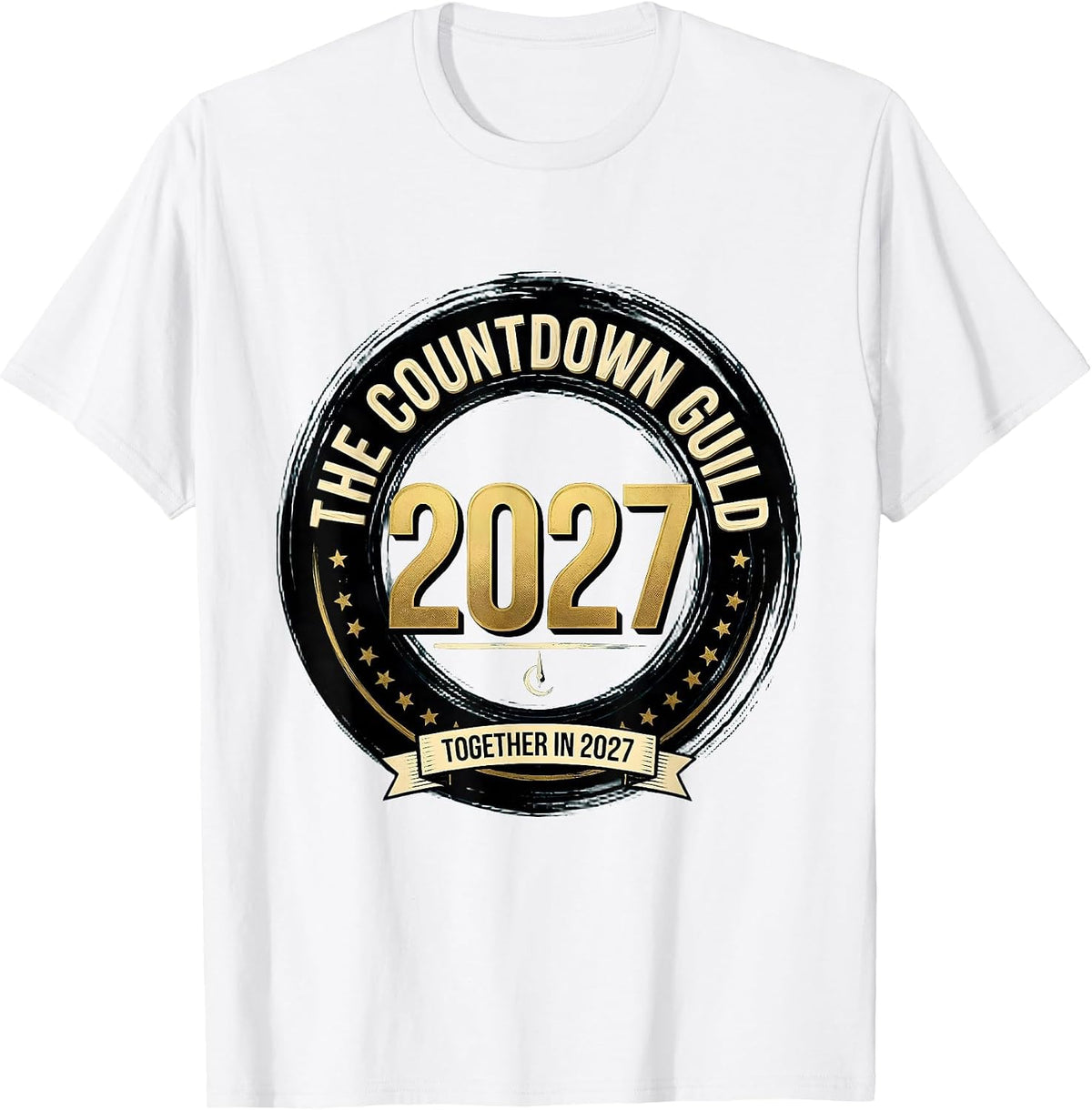 Men's The Countdown Guild Together In 2027 Family Matching New T-Shirt - White