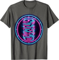 Poker Chip Tower Gambling Graphic Tee T-Shirt - Asphalt Grey