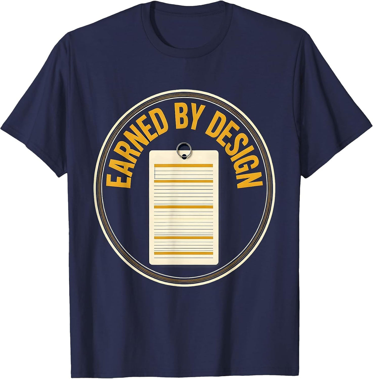 Earned By Design Special Education Teacher Squad T-Shirt - Navy Blue